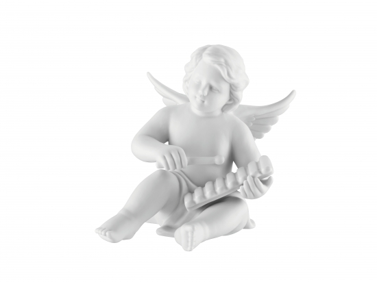 Porcelain angels, different sizes and motifs - instruments / design: xylophone - size: 6 cm