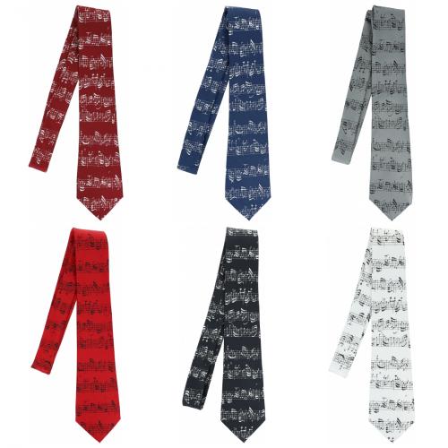 Tie, Bach notes horizontally different colors