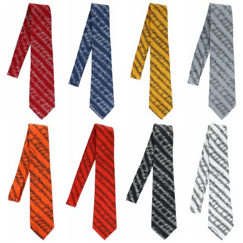 Tie, notes lines diagonally, different colors