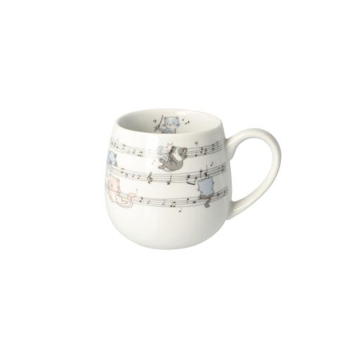Cuddly mug musical cats