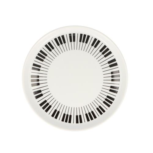 Plate with keyboard design