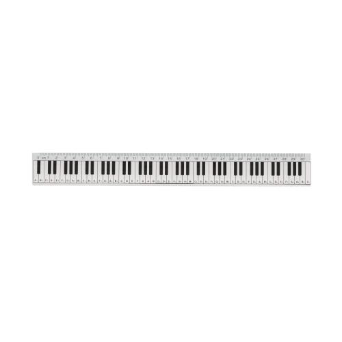 Rulers - instruments / design: keyboard - color: clear
