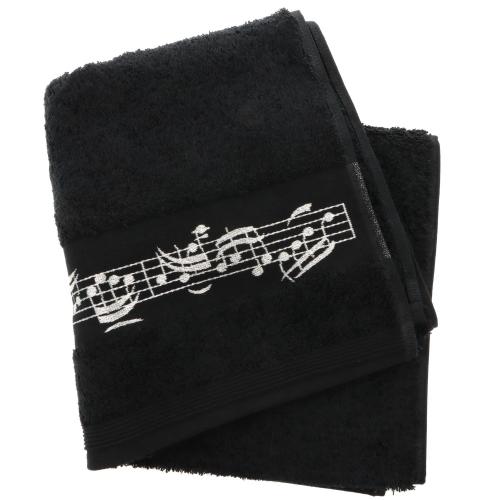 Black  hands towel
