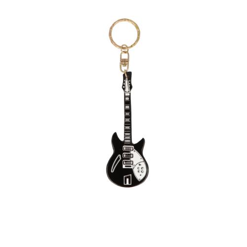 Guitar key pendant wood