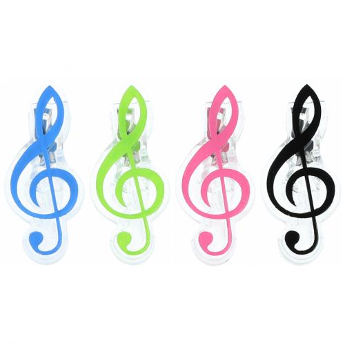 colorful brackets treble clef