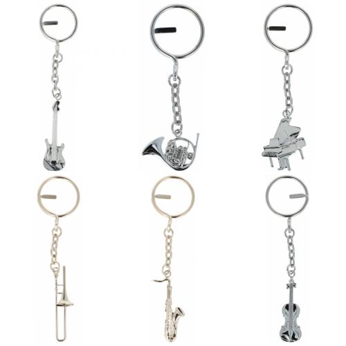 silver, shaped metal key pendants